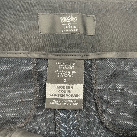 Mossimo Modern Coupe Contemporary Stretch Trousers Blue Size 2 - Picture 8 of 13